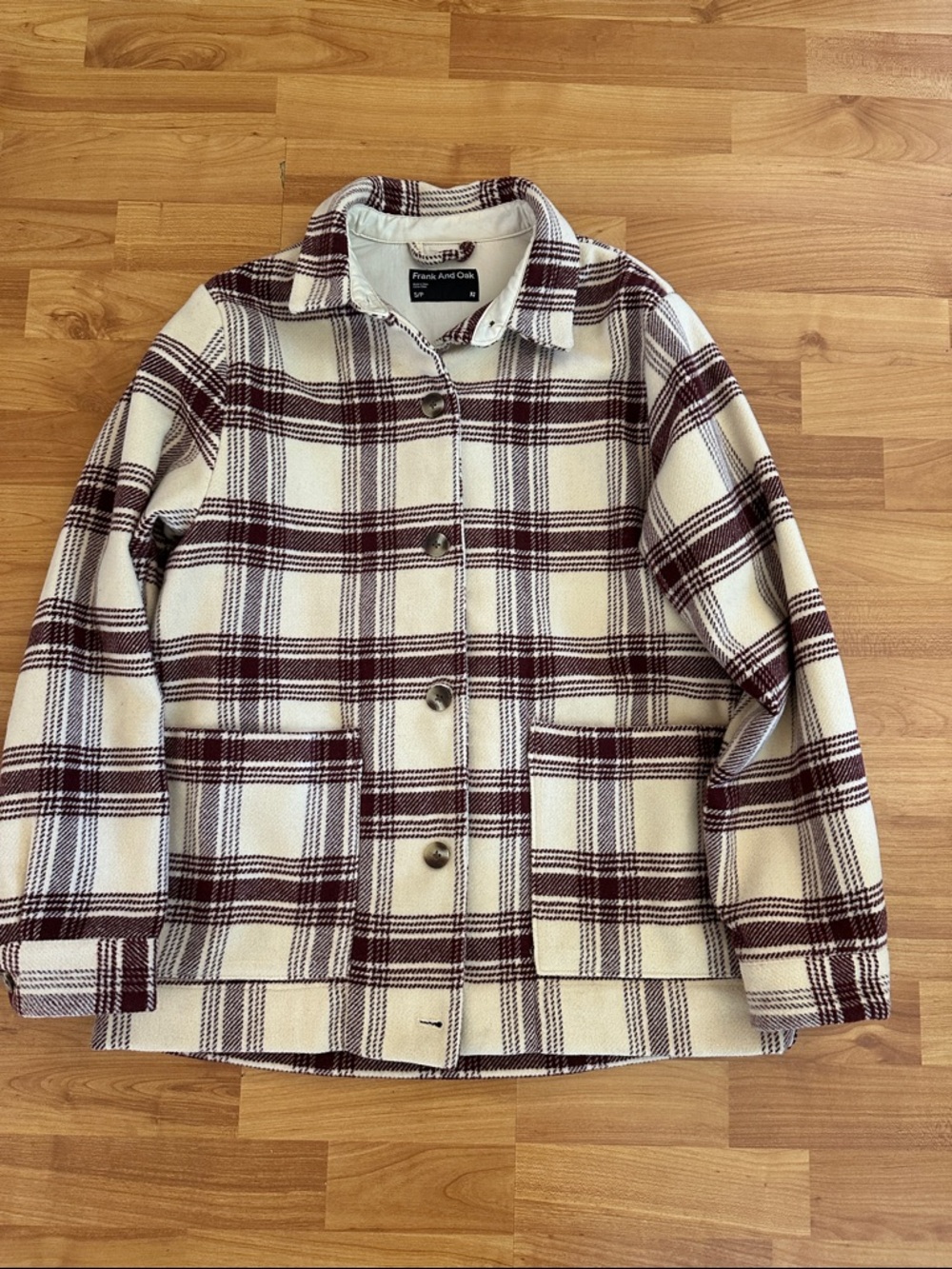 Frank and Oak wool jacket